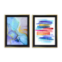 Wallity Cuadro Decorativo Enmarcado Multicolor (2 Piezas)